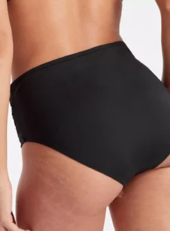 Black Ruched Bikini Bottoms 16